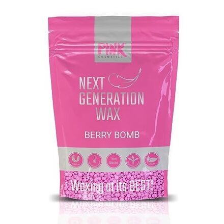 Next Generation Wax Berry Bomb Wachsperlen (800 g) – Premium Wachs geeignet für sensible Haut – Veganes Waxing ohne Vliesstreifen, Haarentfernung ab 1 mm Haarlänge, Brazilian Waxing  